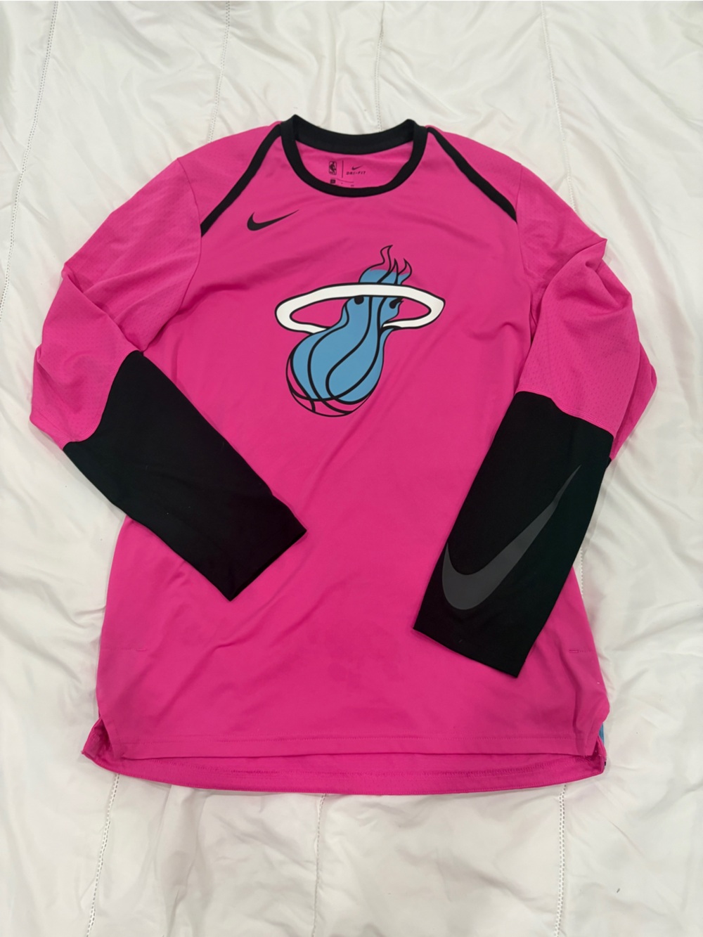 Nike Miami Heat Vice City Edition long-sleeve shooting shirt